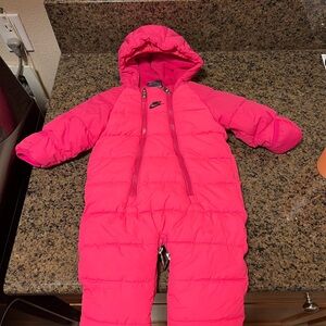 Nike Bright Pink Infant Snowsuit